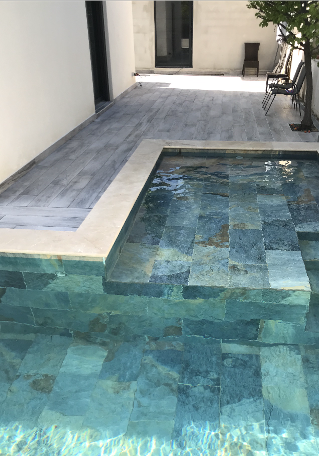 Carrelage bassin de piscine